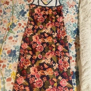 Vivian Slip in Floral Midnight Blue Size Medium